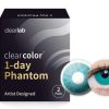 Contactlenzen ClearColor | Clearcolor 1-Day Phantom Blue Walker