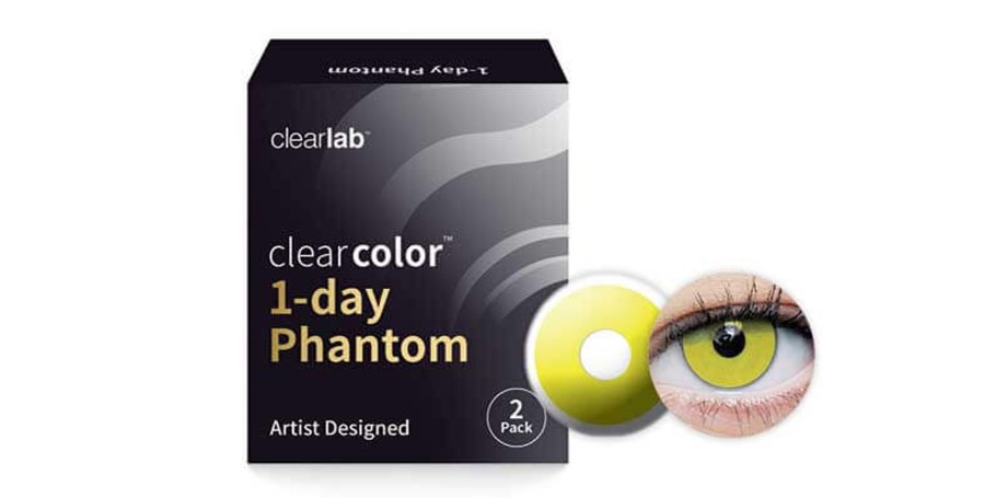 Contactlenzen ClearColor | Clearcolor 1-Day Phantom Zombie Yellow