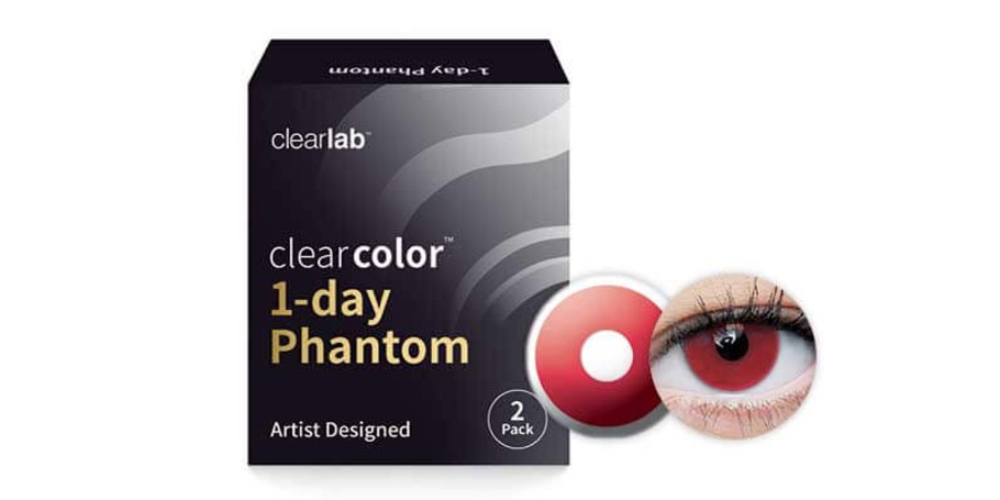 Contactlenzen ClearColor | Clearcolor 1-Day Phantom Red Vampire